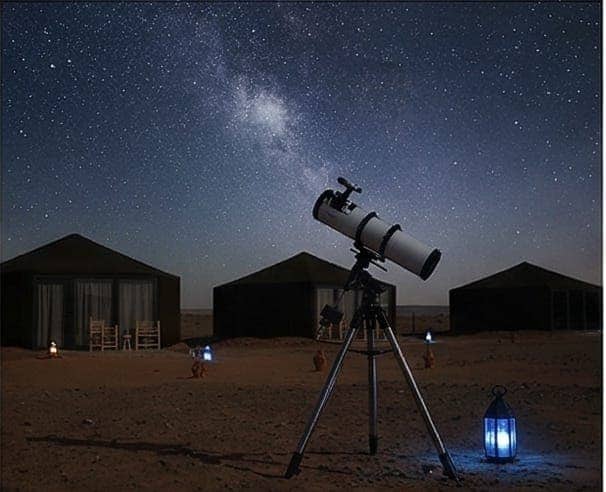 专业望远镜观星