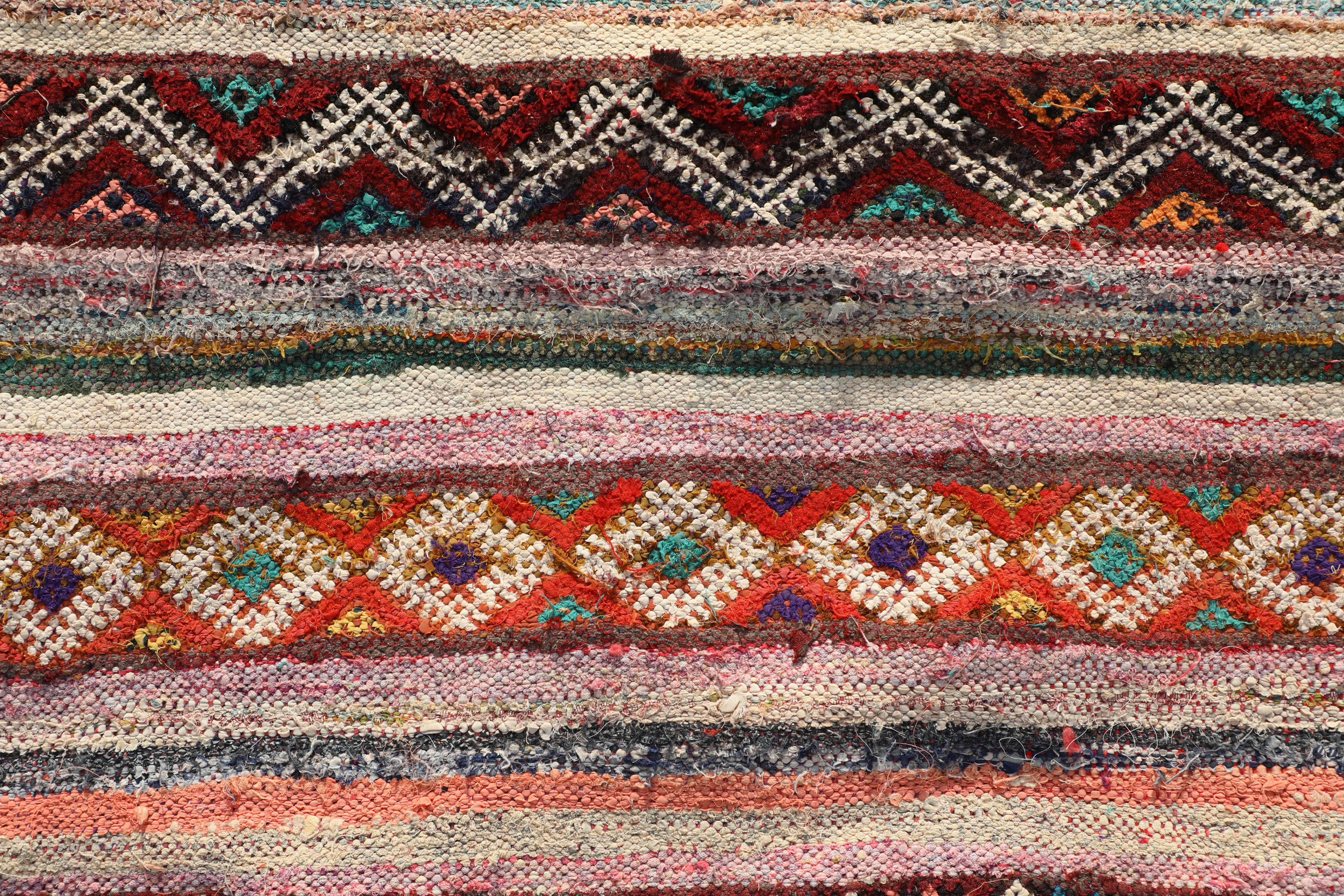 Traditional Berber rug and interior